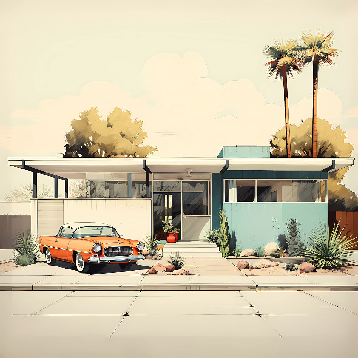 Palm Springs Case Study House No. 03 – Mid-Century Modern