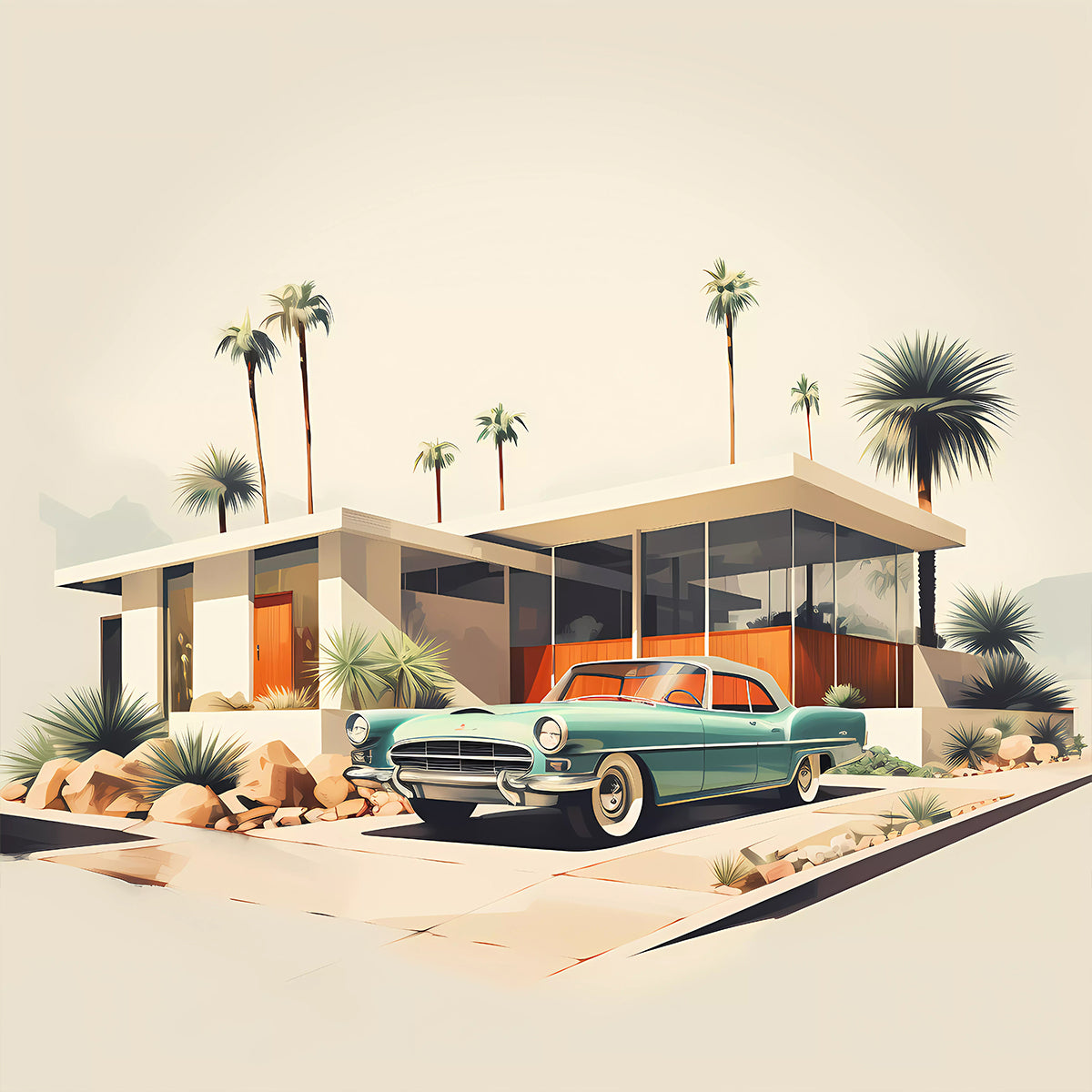 Palm Springs Case Study House No. 02 – Mid-Century Modern