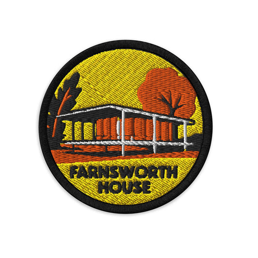 Farnswoth House - embroidered patch
