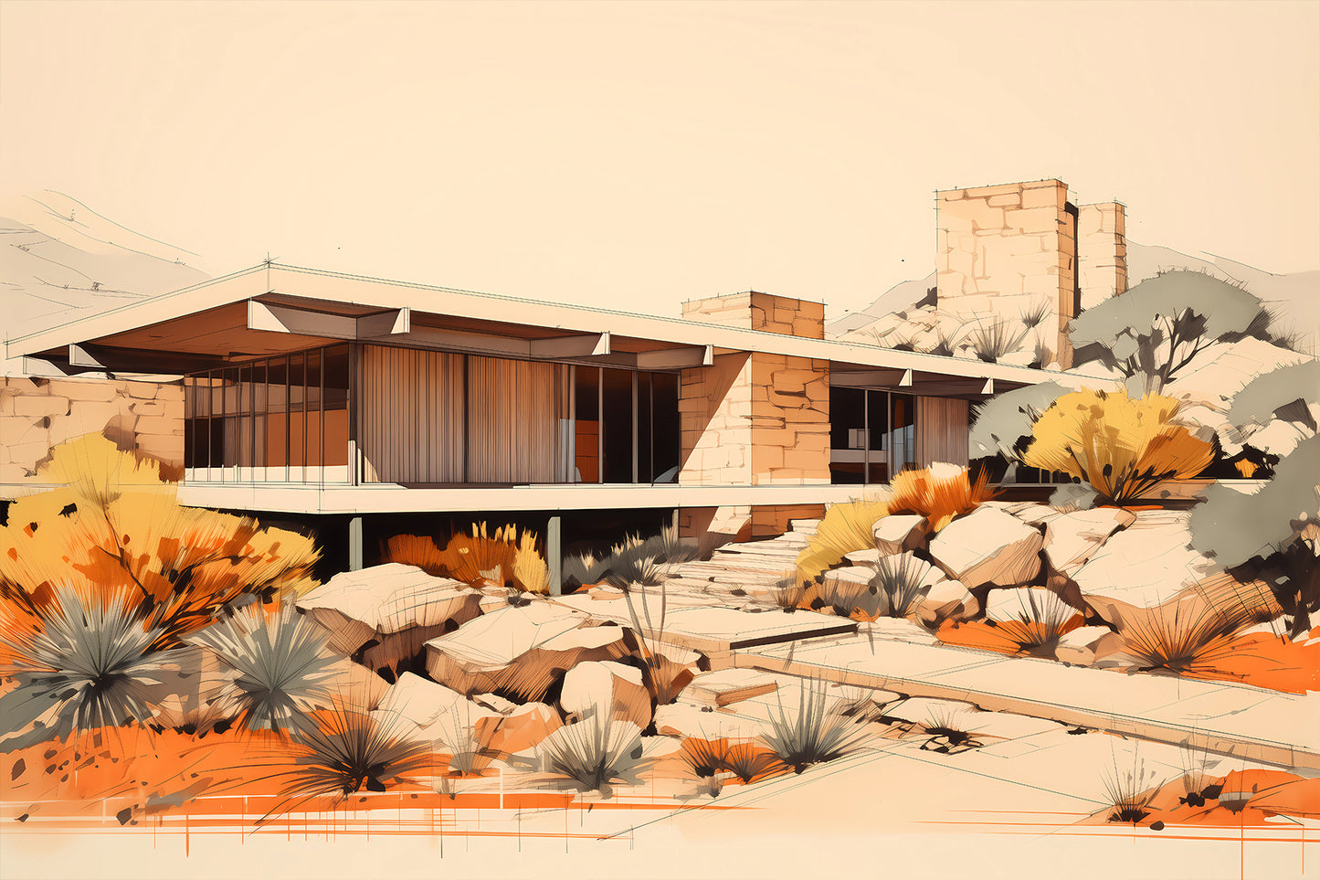 Richard Neutra Desert Modernism - Mid-Century Palm Springs