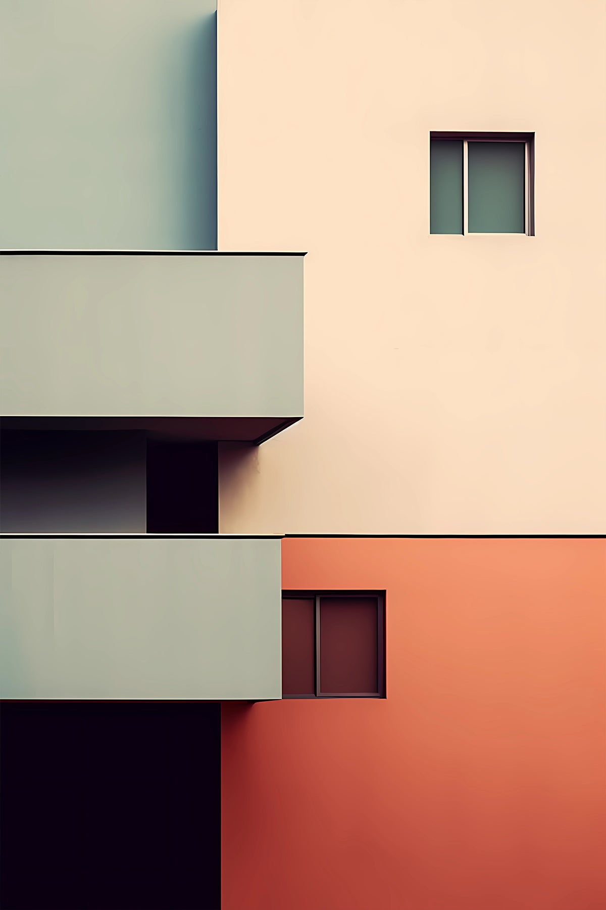 Minimalist architecture illustration I