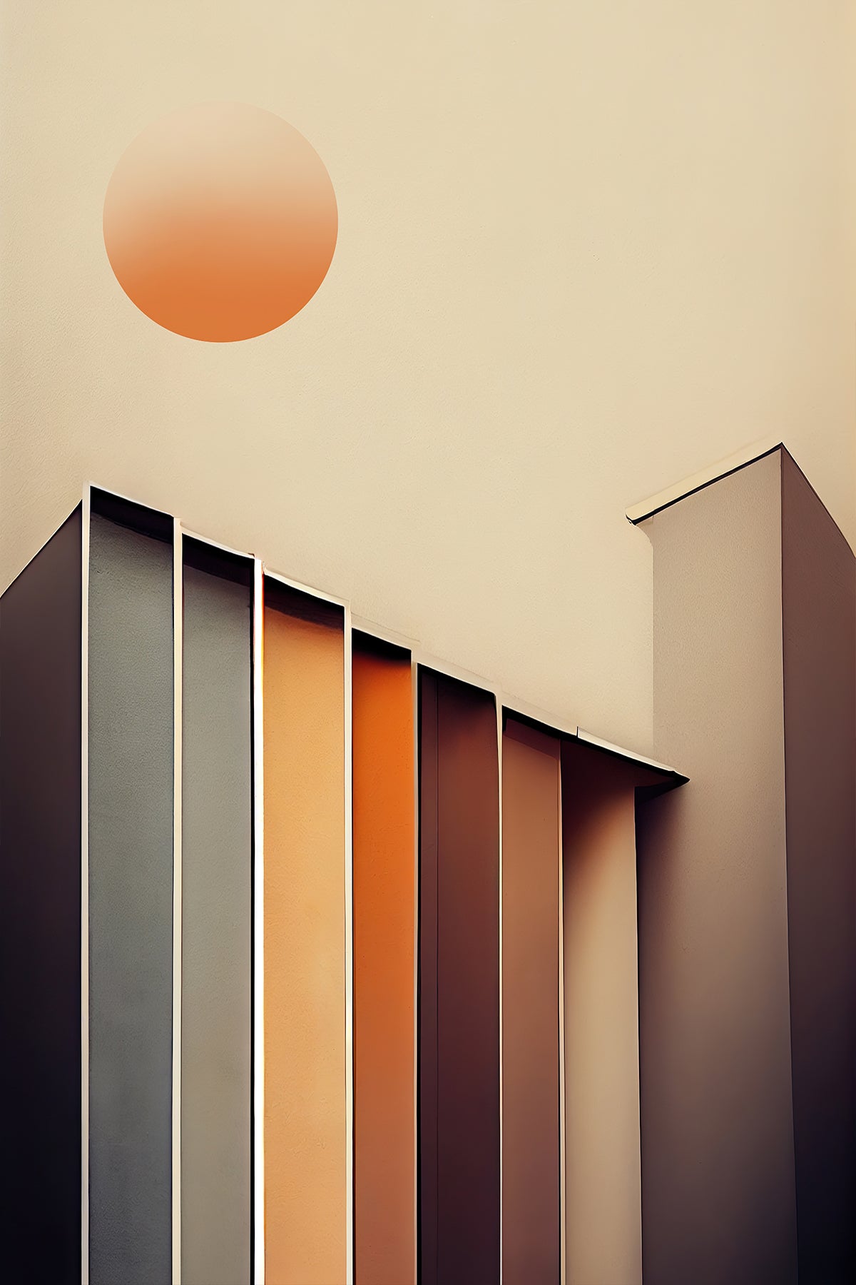 Minimalist Architecture - Abstract illustration II