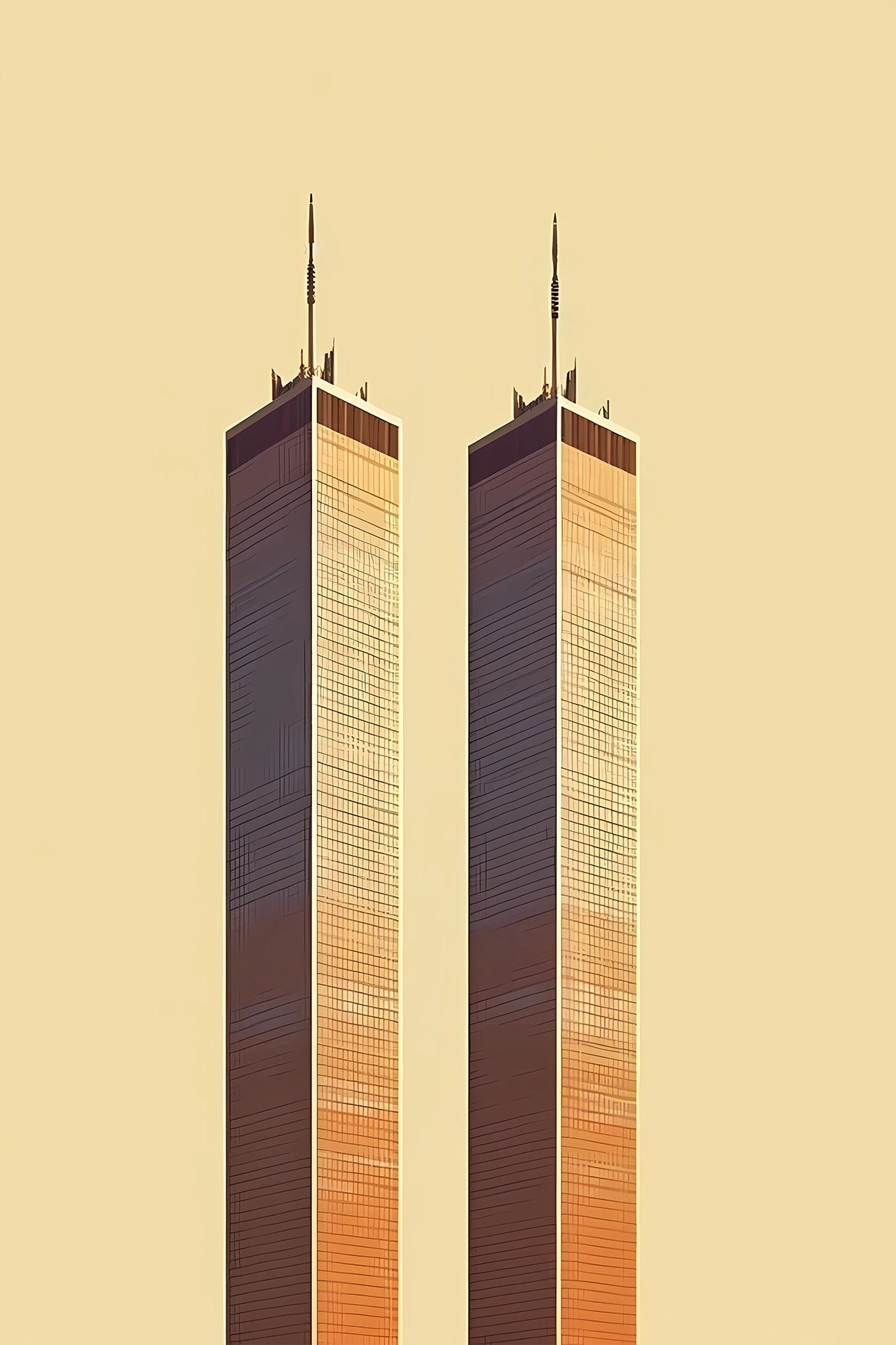 World Trade Center - Twin Towers New York 1973-2001