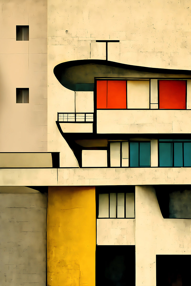 Modern architecture inspired by Le Corbusier nº2