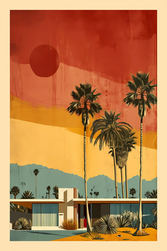 Palm Springs Mid-century Modern Art Print nº17