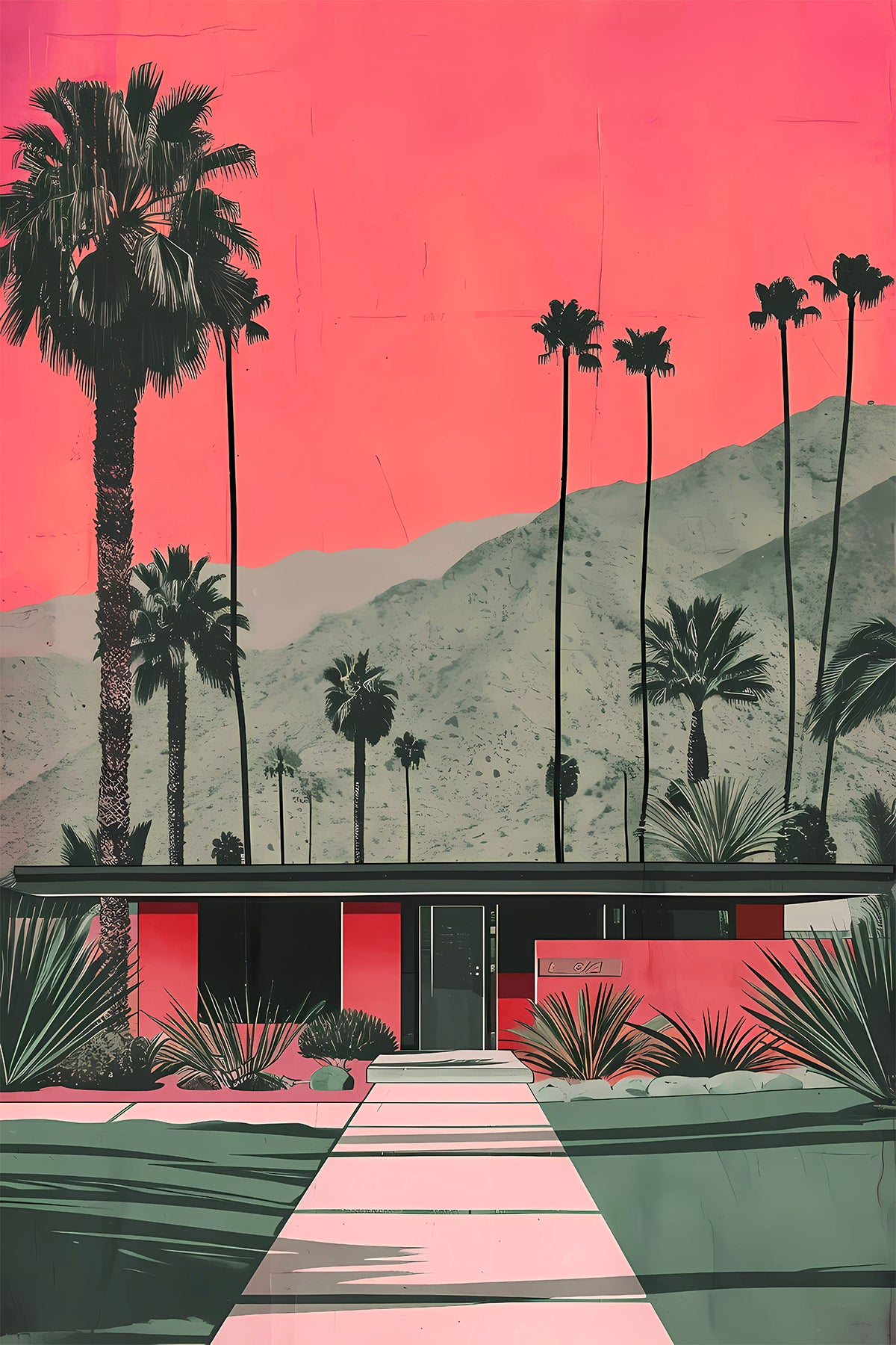 Palm Springs Mid-century Modern Art Print nº18